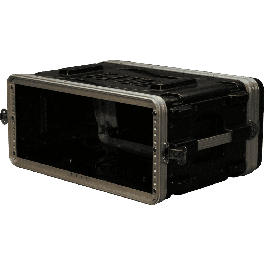 GATOR GR Rack Flightcase Corto para 4 Unidades 19" Rack Negro Polietileno 444,5x546,1x241,3mm