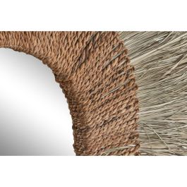 Espejo Tropical DKD Home Decor Natural Marron 17 x 130 x 130 cm Espejo Tropical DKD Home Decor Natural Marron 17 x 130 x 130 cm