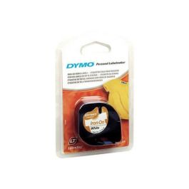 Dymo S0718850 Cinta Autoadhesiva Para Ropa Negro-Blanco 12 mm x 2M Rotuladoras Letratag