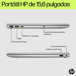 HP 15-fd0355ns Portátil 15.6" FHD Intel Core i5-1334U, 16GB RAM, 512GB NVMe SSD, Iris Xe Graphics, FreeDOS, Blanco Precio: 492.99079731. SKU: B1B47P45BG