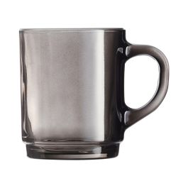 Taza Luminarc Alba Gris Vidrio 250 ml (6 Unidades)