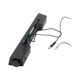 Dell AX510 Barra de Sonido Estéreo para Monitores Dell UltraSharp y Flat Panel, Negra, con Control de Volumen y Doble Jack de Auriculares, 10W