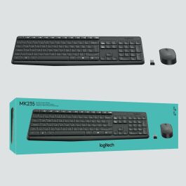Logitech MK235 Teclado y Mouse Wireless Portugués - Duración de Pilas Prolongada, Tecnología Inalámbrica Fiable Logitech MK235 Teclado y Mouse Wireless Portugués - Duración de Pilas Prolongada, Tecnología Inalámbrica Fiable