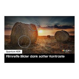 Samsung GQ75Q70CATXZG Televisor 75" 4K Ultra HD QLED Smart TV, 100 Hz, HDR10+, WiFi, Bluetooth, Tizen, Control Solar, Color Titan Gray