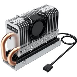 GrauGear G-M2HP04-F Disipador SSD M.2 2280 con Ventilador PWM de 8500 RPM - Negro/Plata para Unidad de Estado Sólido Precio: 45.50000026. SKU: B19N39X6VZ
