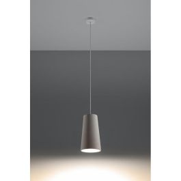 SOL-SL.0849 Lámpara Colgante Gulcan de Cerámica con Cable Ajustable, Diseño Moderno para Hogar: Salón, Dormitorio, Comedor, Baño