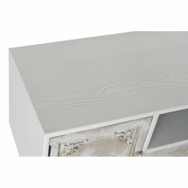 Mueble Tv Neoclasico DKD Home Decor Blanco Beige 40.5 x 52 x 136 cm Mueble Tv Neoclasico DKD Home Decor Blanco Beige 40.5 x 52 x 136 cm