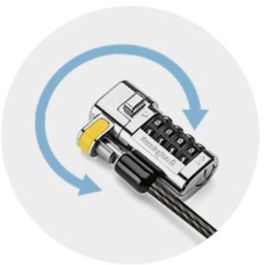 Candado de combinación Kensington ClickSafe Acero al carbono