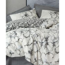 Juego de Cama - Funda Nórdica 220x240 cm y 2 Fundas de Almohada 60x60 cm - 100% Algodón Antracita - ASI8684283425044 Juego de Cama - Funda Nórdica 220x240 cm y 2 Fundas de Almohada 60x60 cm - 100% Algodón Antracita - ASI8684283425044