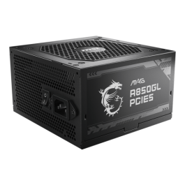 MSI MAG A850GL PCIE5 Fuente de Alimentación 850W 80 Plus Gold ATX Totalmente Modular Color Negro