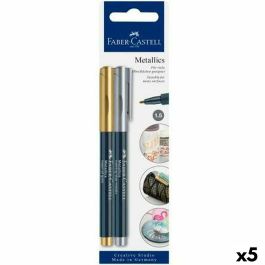 Set de Rotuladores Faber-Castell Creative Studio Metallics Dorado Metal (5 Unidades) Precio: 21.49999995. SKU: B1HB439ZTQ