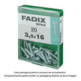 Fadix Tornillo Rosca Chapa cr Cinc de 3.5mm Diámetro x 16mm Largo - Caja de 20 Unidades Precio: 2.50000036. SKU: S7913606