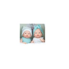 Marina & Pau Muñeca Mini Golosinas Twins Cuerpo Blandito Bolsa 21 cm
