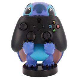 Cable Guy Soporte Sujeción Smiley Stitch Disney 20cm para Mandos y Teléfonos PlayStation 5, Xbox Series, iPhone