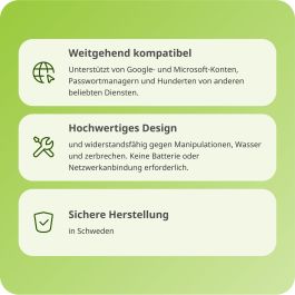 YUBICO YubiKey 5C NFC - Clave de Seguridad USB-C