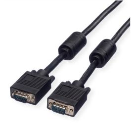 ROLINE 11.04.5670 Cable Monitor VGA D-Sub ST-ST Macho-Macho 20m con Ferrita Negro