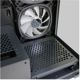 LC-Power LC-715B-ON Midi Tower PC Negra ATX/micro ATX/Mini-ITX con Ventana Lateral de Vidrio Templado y RGB para Juego