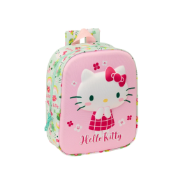 Mochila Escolar Hello Kitty Verde Rosa 22 x 27 x 10 cm 3D Precio: 9.9499994. SKU: B125NGF7XY