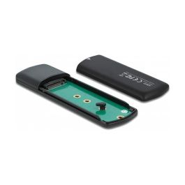 DeLOCK Caja Externa M.2 NVMe PCIe SATA SSD 30 SB 3.2 Type C Negro, 10 Gb/s
