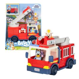 Moose 17610 Camión de Bomberos Bluey con Figuras Bluey, Bingo y Bob Bilby, escalera elevable y manguera, +3 años Precio: 34.59000017. SKU: B12DVJSBKD
