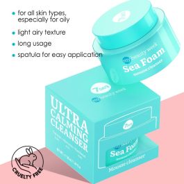 7Days SEA FOAM Mousse Desmaquillante Facial con Pantenol, Aloe Vera y Árbol del Té para Limpieza Profunda, Todo Tipo de Pieles 50 ml