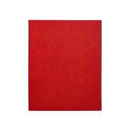 Carpeta De 4 Anillas 40 mm Mixtas Liderpapel Folio Carton Forrado Paper Coat Roja