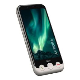 Doro Aurora A10 Teléfono Móvil 4.5" 4G 4GB RAM 64GB Almacenamiento Bone. Smartphone para Mayores con Botón SOS y Interfaz Simplificada