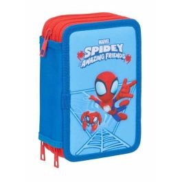 Safta Plumier triple Spidey 37 piezas 12,5x19,5x5,5cm Precio: 15.79000027. SKU: B1H4TP4HPC