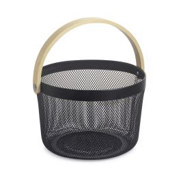 Cesta Organizador Maison con Asa de Madera - Confortime (6 Unidades) Cesta Organizador Maison con Asa de Madera - Confortime (6 Unidades)