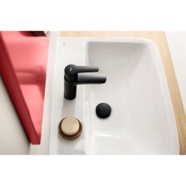 Mezclador monomando de lavabo - GROHE Start - 235512432 - Negro mate - Talla S - Caño estándar - Ahorro de agua