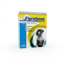 Fiprosmet 1,34 mL Pipetas para Perros Tamaño M - 6 unidades Precio: 25.4999998. SKU: B12MFS3GVT