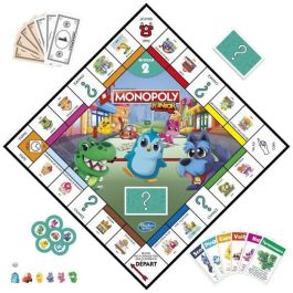 Monopoly HAS5010996134776 - Junior 2 en 1 Juego de Mesa para Niños