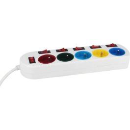 Regleta de enchufes GAO, 5 tomas, con interruptores, 16 A, 230 V Regleta de enchufes GAO, 5 tomas, con interruptores, 16 A, 230 V