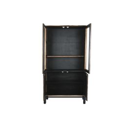Vitrina Alpino DKD Home Decor Marron Negro 40 x 185 x 100 cm Vitrina Alpino DKD Home Decor Marron Negro 40 x 185 x 100 cm