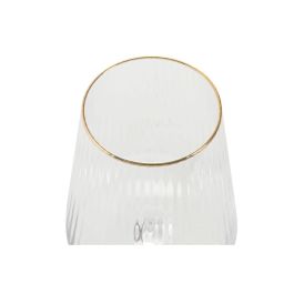 Copa Basicos DKD Home Decor Transparente Dorado 8.5 x 22.5 x 8.5 cm Set de 6 Copa Basicos DKD Home Decor Transparente Dorado 8.5 x 22.5 x 8.5 cm Set de 6