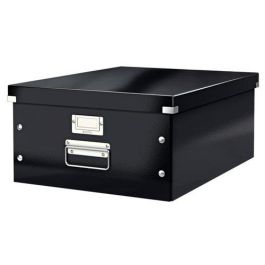 Caja Para Almacenamiento Leitz Click&Store 85% Carton Reciclado 29 Litros Grande 369X200X484 Mm Negro Precio: 26.49999946. SKU: B159TH5GGM
