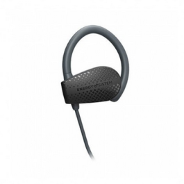 Energy Sistem Auriculares Deportivos Bluetooth 5.1 Inalámbricos con Micrófono, Resistentes a Salpicaduras, Sujeción Secure-Fit, USB Tipo C, Negro, 451777