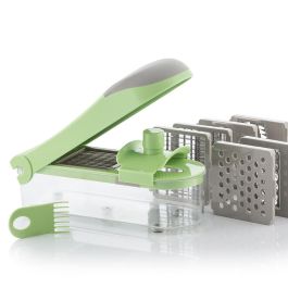 Cortador de Verduras, Rallador y Mandolina con Recetas y Accesorios 7 en 1 Choppie Expert InnovaGoods