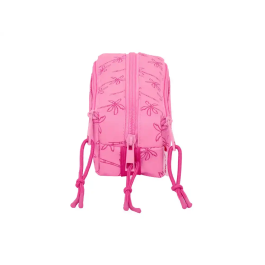 Portatodo Triple Lilo & Stitch Chill Rosa Menta 22 x 8,5 x 6 cm