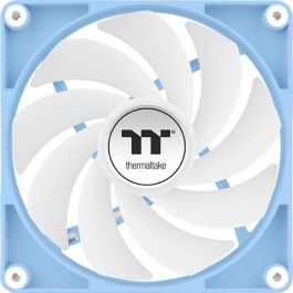 THERMALTAKE CT120 Ventilador para Carcasa de Ordenador 12 cm, Hidránea Azul, Blanco, Pack 2 Unidades