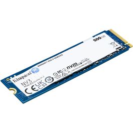 Kingston NV3 SSD M.2 2280 500 GB PCIe 4.0 NVMe 3D NAND | Lectura 5000 MB/s, Escritura 3000 MB/s | Alto Rendimiento PC y Portátil