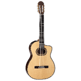 Takamine Guitarra Clásica Hirade Cutaway Natural TH90 E/A