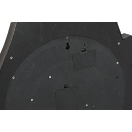 DKD Home Decor Reloj de Pared Loft Plateado Negro 6.4 x 50 x 47 cm