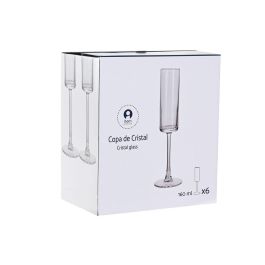 Copa Basicos DKD Home Decor Transparente 6.8 x 24.3 x 6.8 cm Set de 6 Copa Basicos DKD Home Decor Transparente 6.8 x 24.3 x 6.8 cm Set de 6