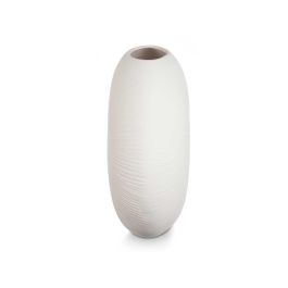 Giftdecor Jarrón Cerámica Circular Blanco 40 cm (2 Unidades) Giftdecor Jarrón Cerámica Circular Blanco 40 cm (2 Unidades)