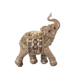 Figura Decorativa Alexandra House Living Gris Dorado Plástico Elefante 10 x 18 x 20 cm Precio: 32.49999984. SKU: B17NYZP4EW