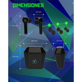 Auriculares KSIX TP-8427542116471_BXTWGM01_Vendor Negro Auriculares KSIX TP-8427542116471_BXTWGM01_Vendor Negro
