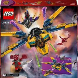 LEGO 71833 NINJAGO El súper avión de tormenta de Ras y Arin - Juego de Construcción para 8 años