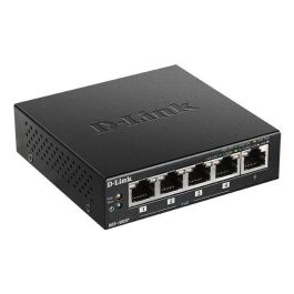 D-Link DGS-1005P/E Switch 5 Puertos Gigabit Ethernet RJ-45 PoE+ IEEE 802.3af/at 60W Power Budget Plug&Play EEE Silencioso
