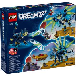 LEGO 71476 DREAMZzz Zoey y Zian el Gato-Búho, Juego de Construcción, 437 Piezas, Edad 9+ Plástico, Multicolor